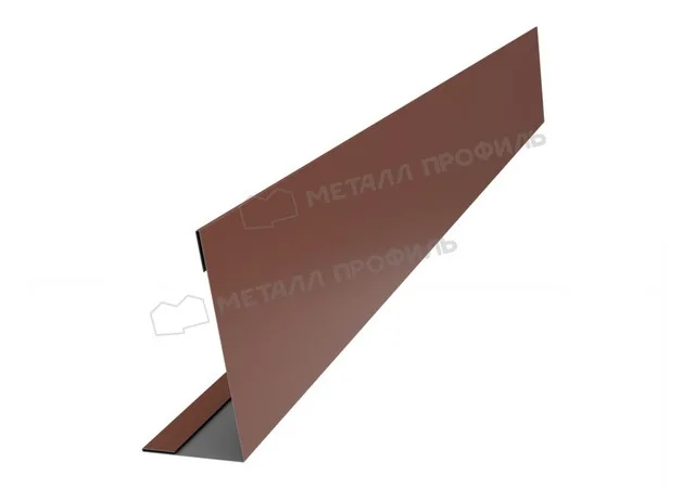 Планка угла усиливающая 40*20мм 0.45мм Viking RAL 8017 (коричневый) 3м Металл Профиль