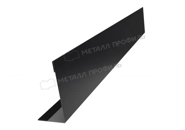 Планка угла усиливающая 40*20мм 0.45мм Viking RAL 9005 (черный) 2.5м Металл Профиль