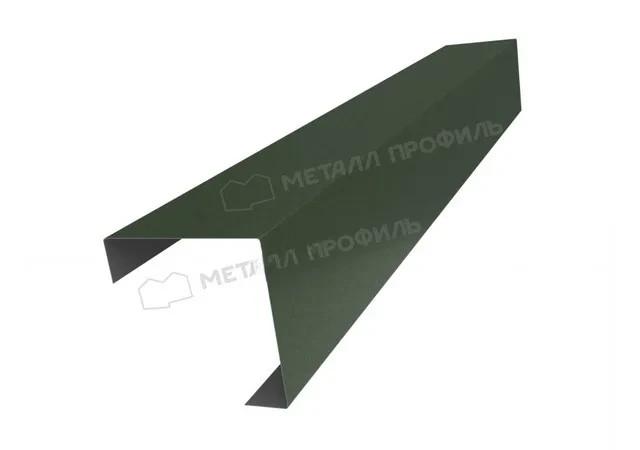 Накладка угловая (для столба 60*60) 62*62мм 0.45мм Viking RAL 6007 (зеленый) 2.5м Металл Профиль