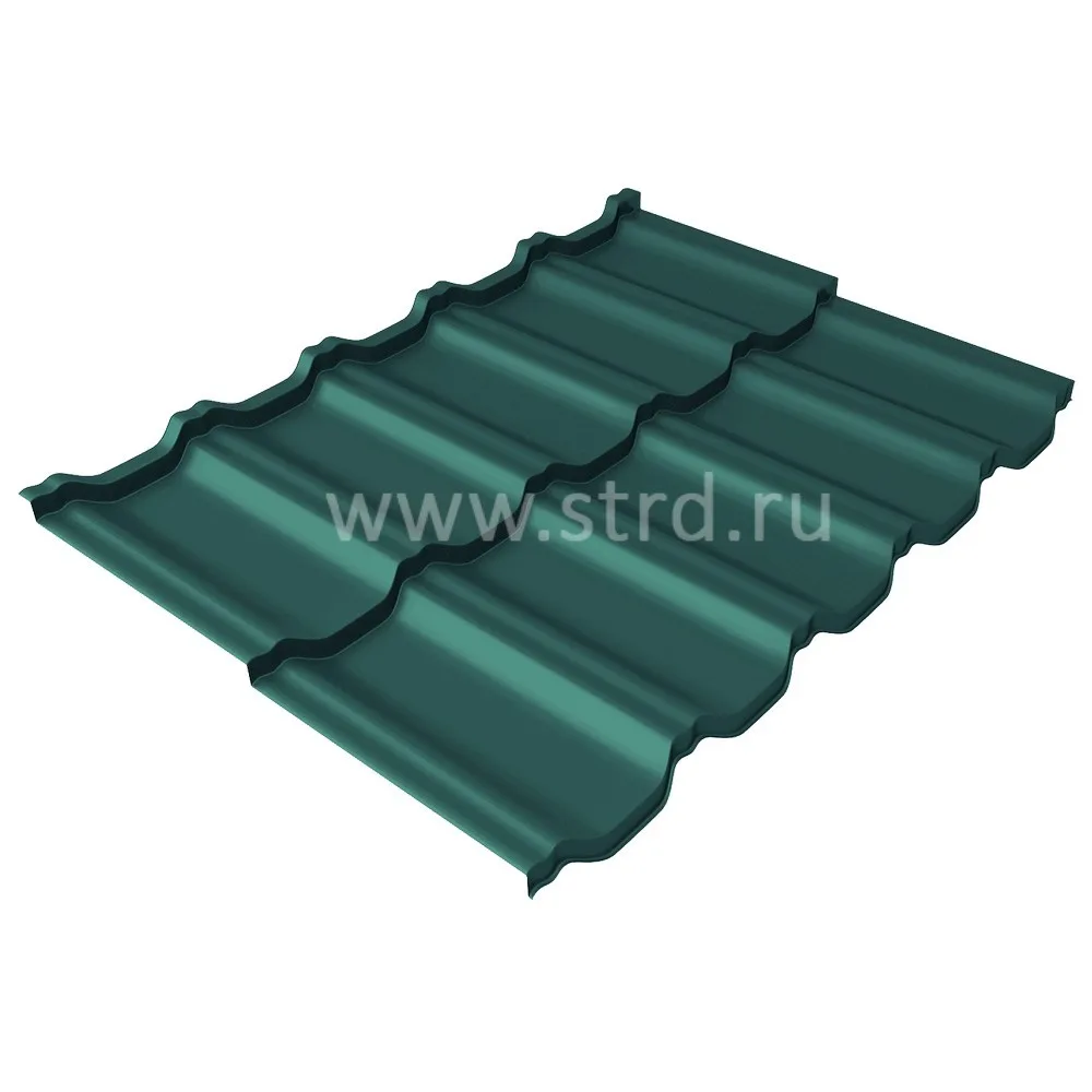 Профиль Kvinta Uno 0.45мм Полиэстер двусторонний Россия RAL 6005 (зеленый) 0.72м Grand Line