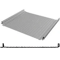 Фальцевая панель Grand Line Кликфальц Pro Gofr 517/470мм Полиэстер 0.5мм RAL 7004 (серый)