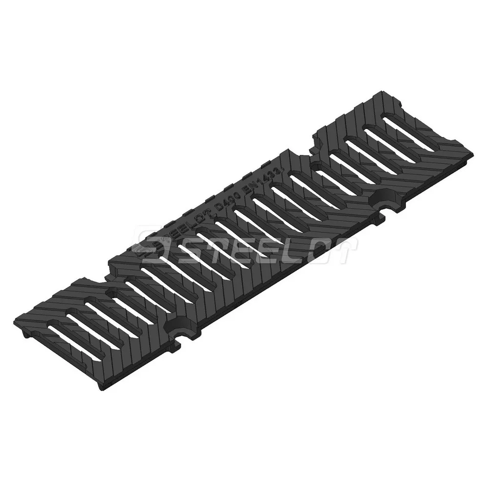 B1021D Решетка лотка чугун SteePro 500*149*21мм DN 100 D400 Steelot