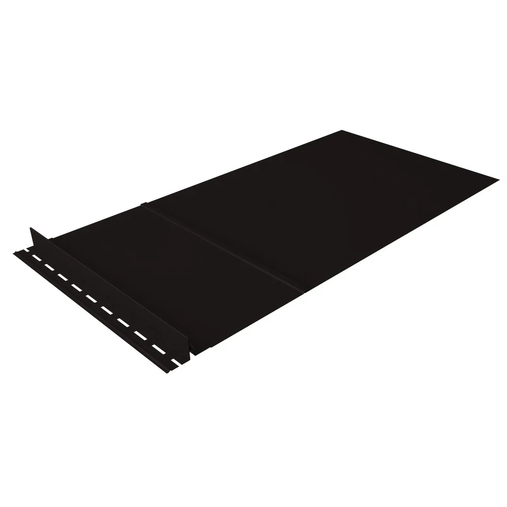 Элемент обхода Кликфальц Pro левый сталь 0,5мм PurLite матовый Grand Line RAL 9005 (черный)