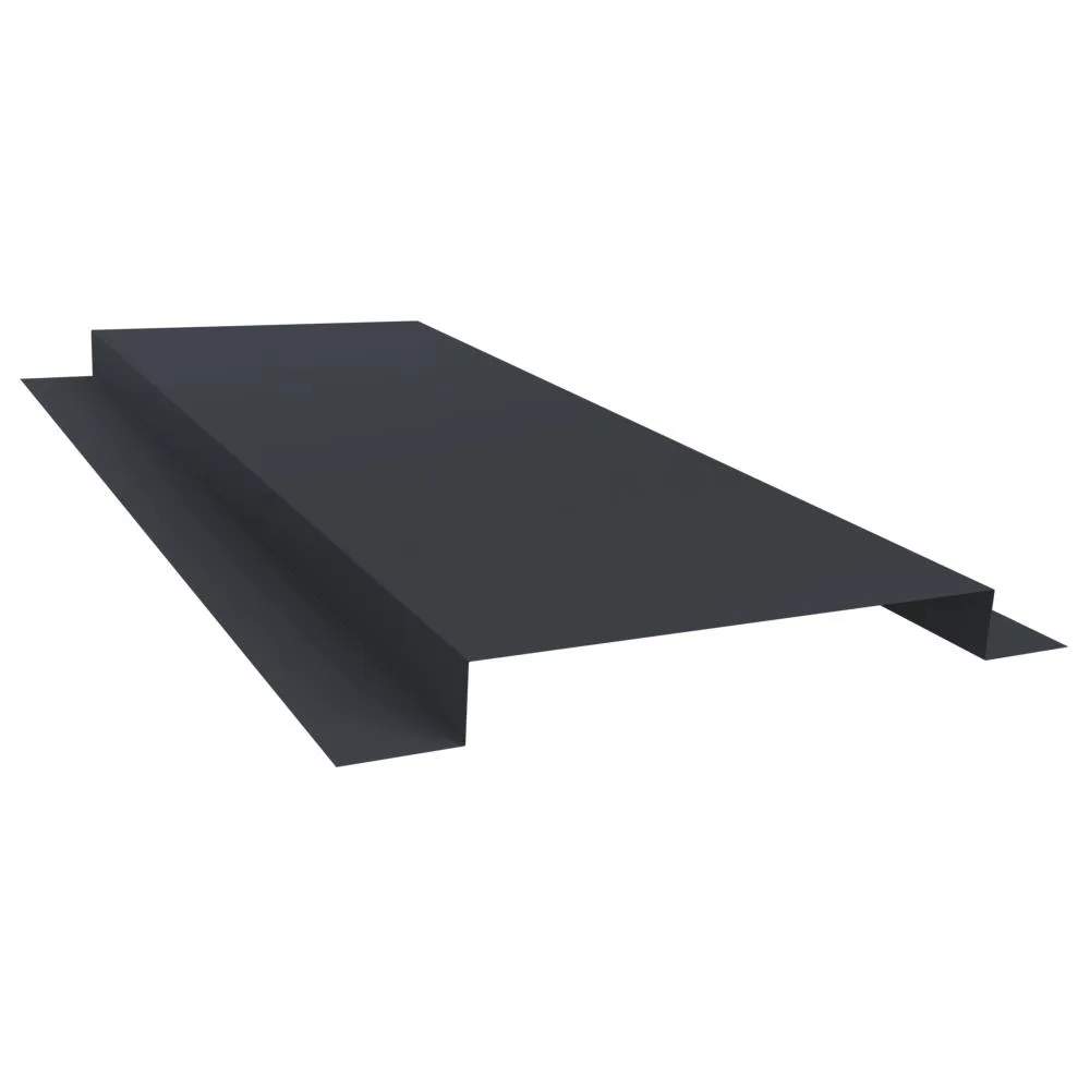 Планка кожуха сегментного 150 сталь 0,45мм Drap TwinColor 0.8м Grand Line RAL 7024 (серый)