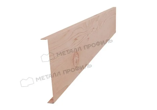 Ламель Ранчо внутренняя 95мм 0.45мм Ecosteel теxture Орех 2.5м Металл Профиль