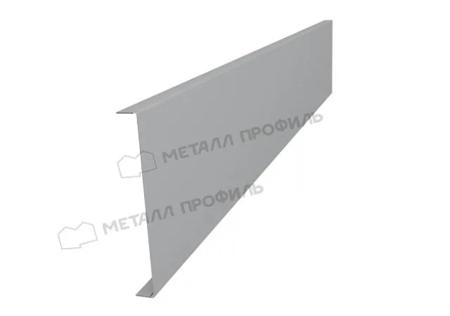 Ламель Ранчо внутренняя 160мм 0.45мм Полиэстер RAL 7004 (серый) 2.5м Металл Профиль
