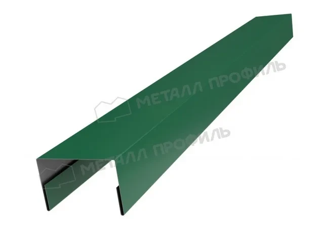 Крышка 38*23мм 0.45мм Viking RAL 6005 (зеленый) 2.5м Металл Профиль
