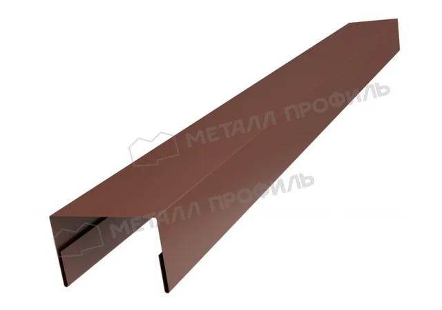 Крышка 38*23мм 0.45мм Viking Колер RAL 8017 (коричневый) 2м Металл Профиль