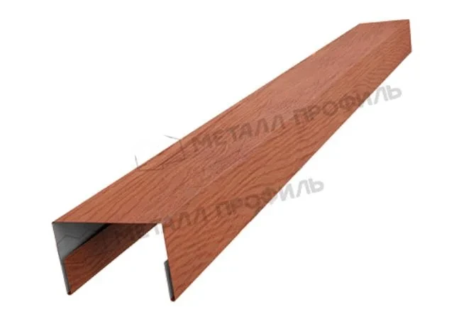 Стойка 36*24мм 0.45мм Ecosteel теxture Дуб 2.5м Металл Профиль