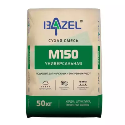 Кладочная смесь цементная М150 Bazel серый 50кг