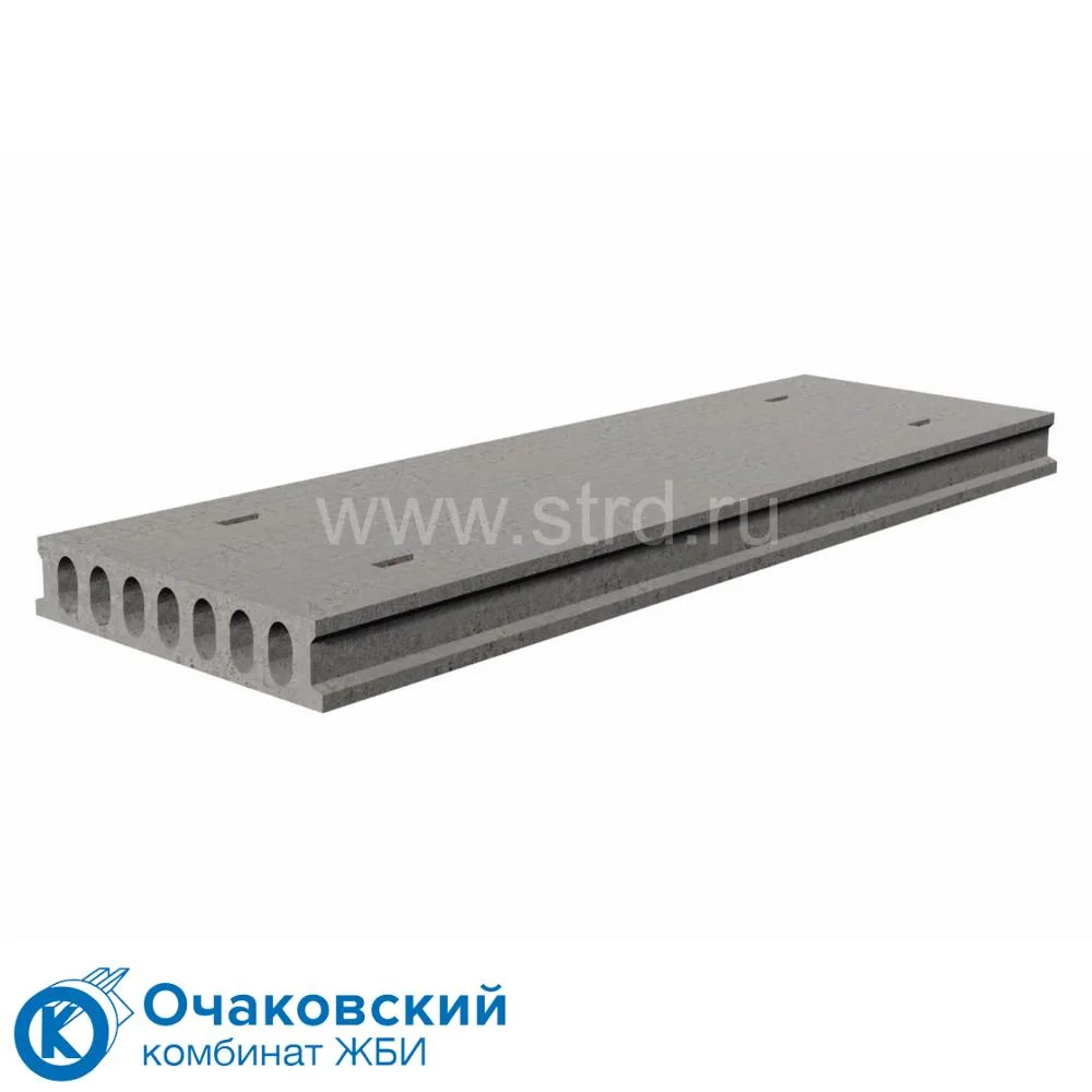 Плиты перекрытия многопустотные с петлями ПБ 104-15-3 10380мм 1497мм 220мм Очаковский